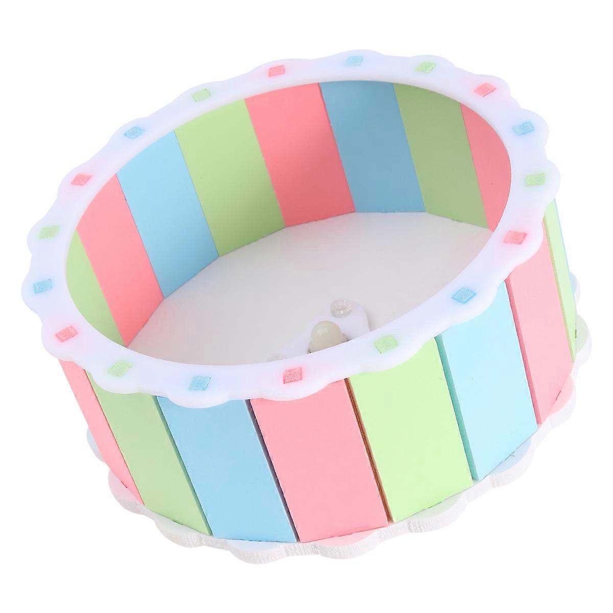 Exercise Wheel For Hamster Silent Runner Toy For Indoor Play Small Pets Colorful 1Pcs