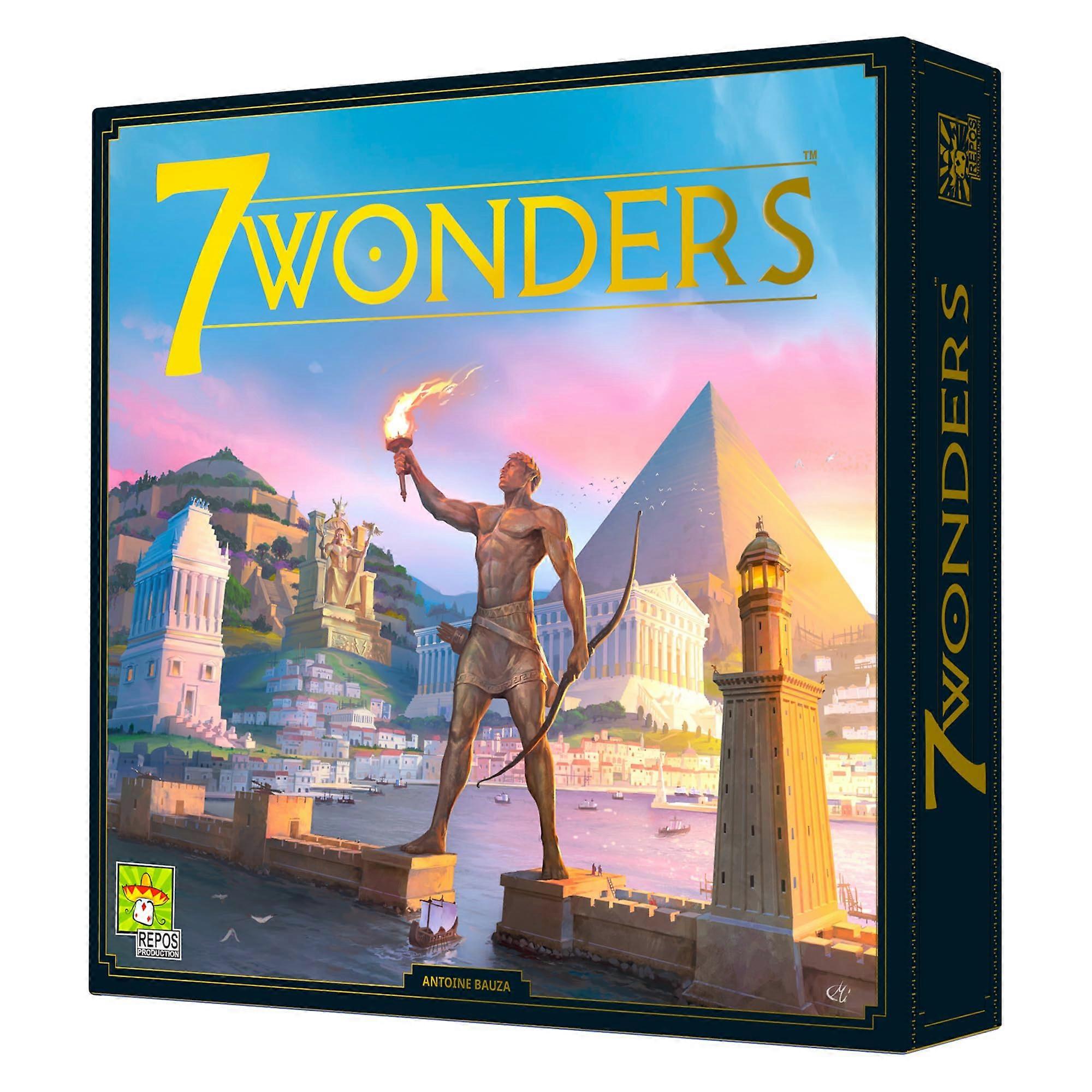 7 Wonders 2nd Edition Board Game For Ages 10+ 3-7 Players, 30-Minute Playing Time, English Language