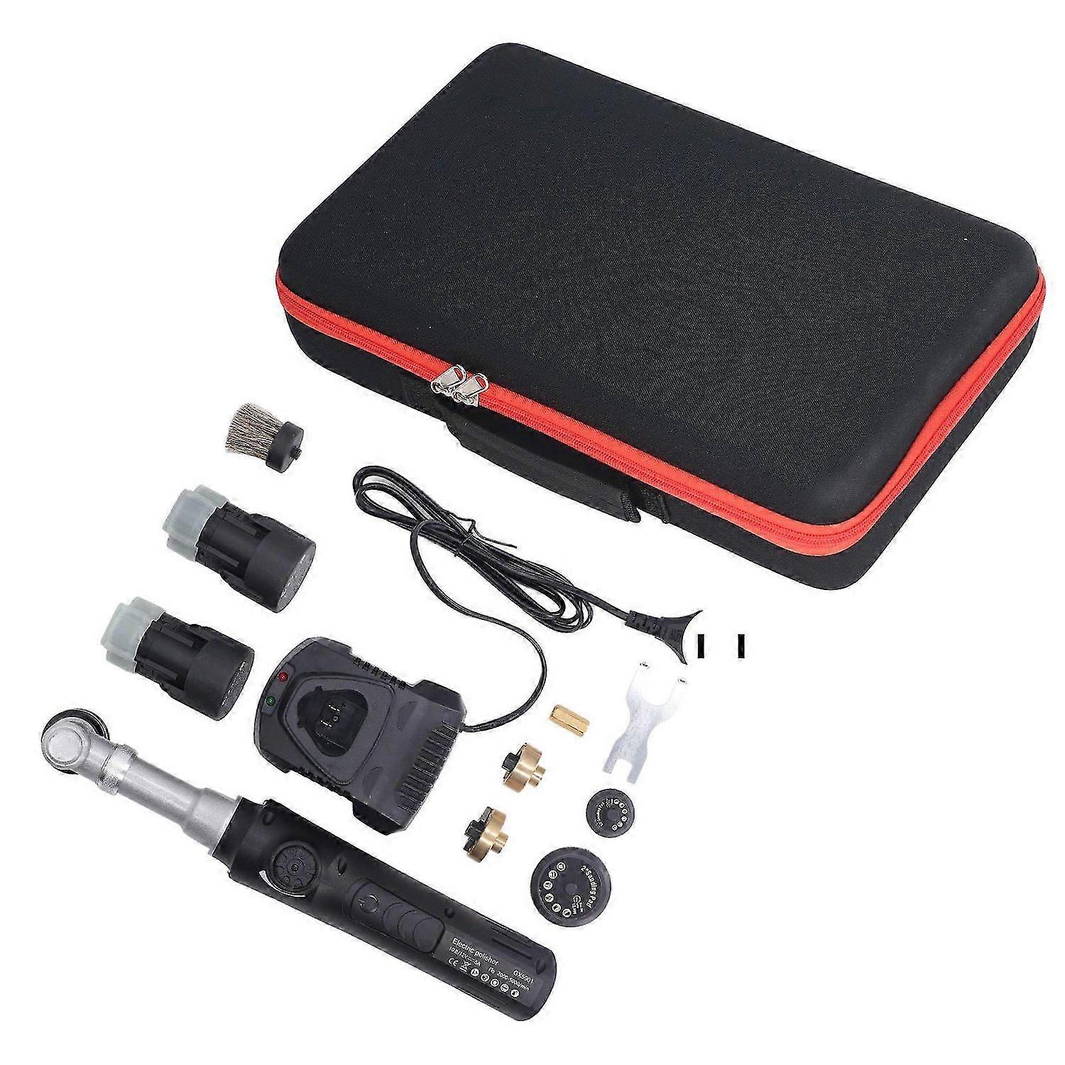 Cordless Mini Polisher 5 Variable Speed 2000 To 5000RPM Lightweight Portable Car Buffer Polisher 100240V US Plug