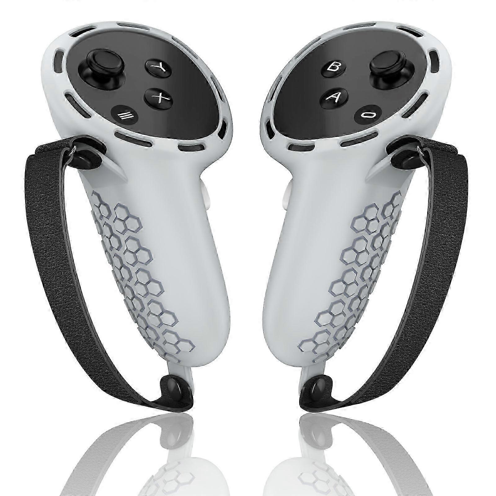 Design Controller Grips Accessories for Quest 3, Silicone Grip Cover VR Touch Controllers Covers Protector