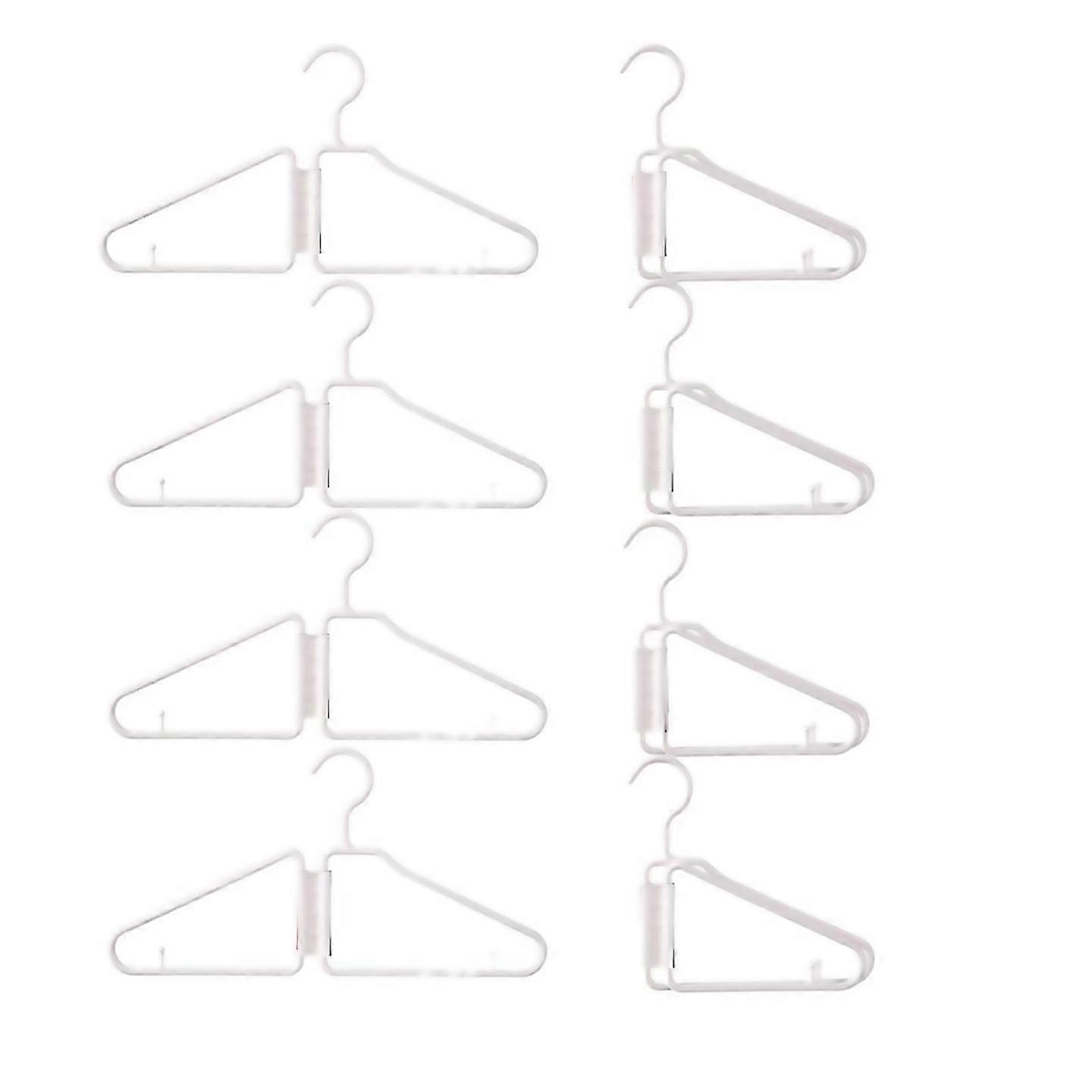 For 8pcs Foldable Hangers, Plastic Foldable Hangers, ()