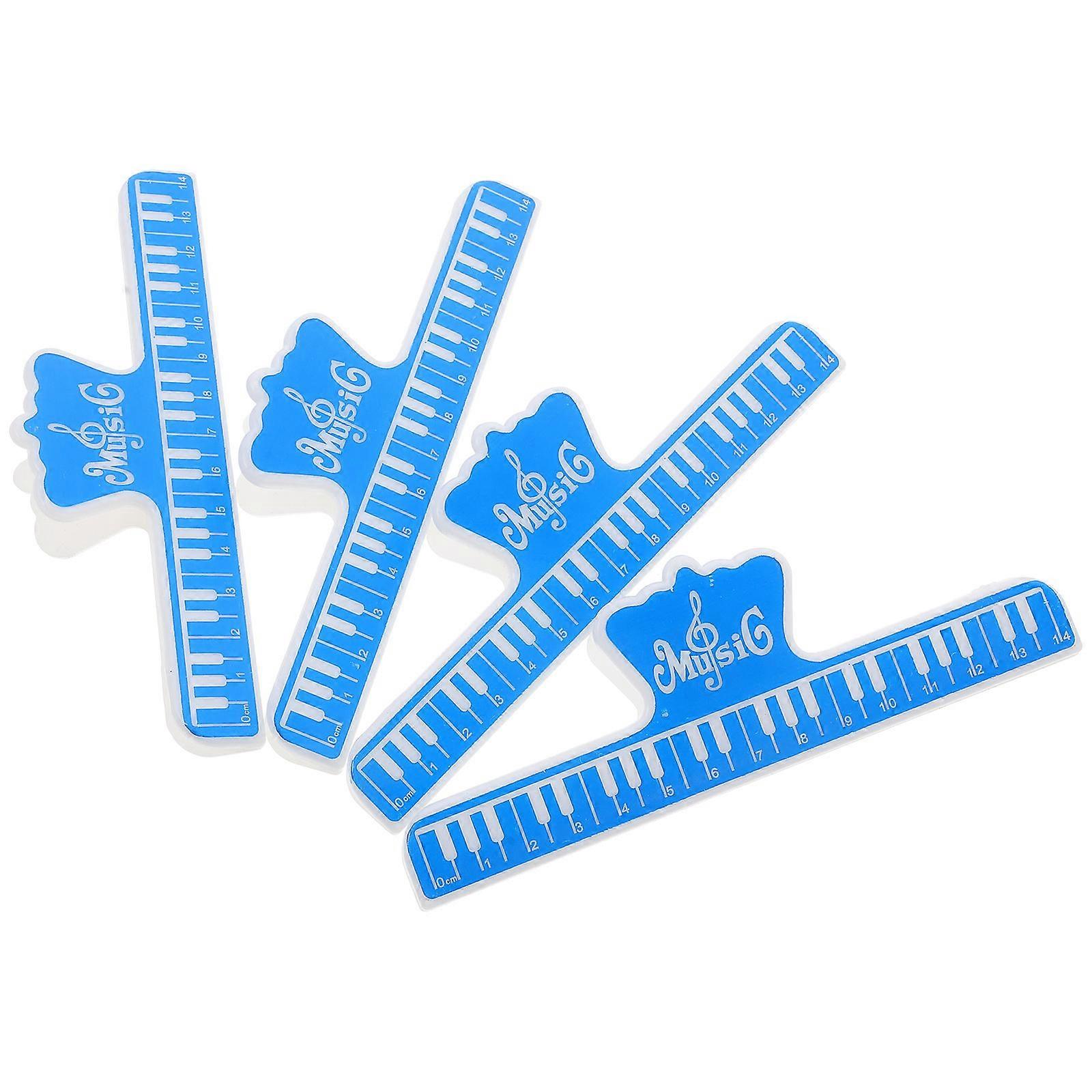 Music Clips Page Holding for Documents Blue 4Set