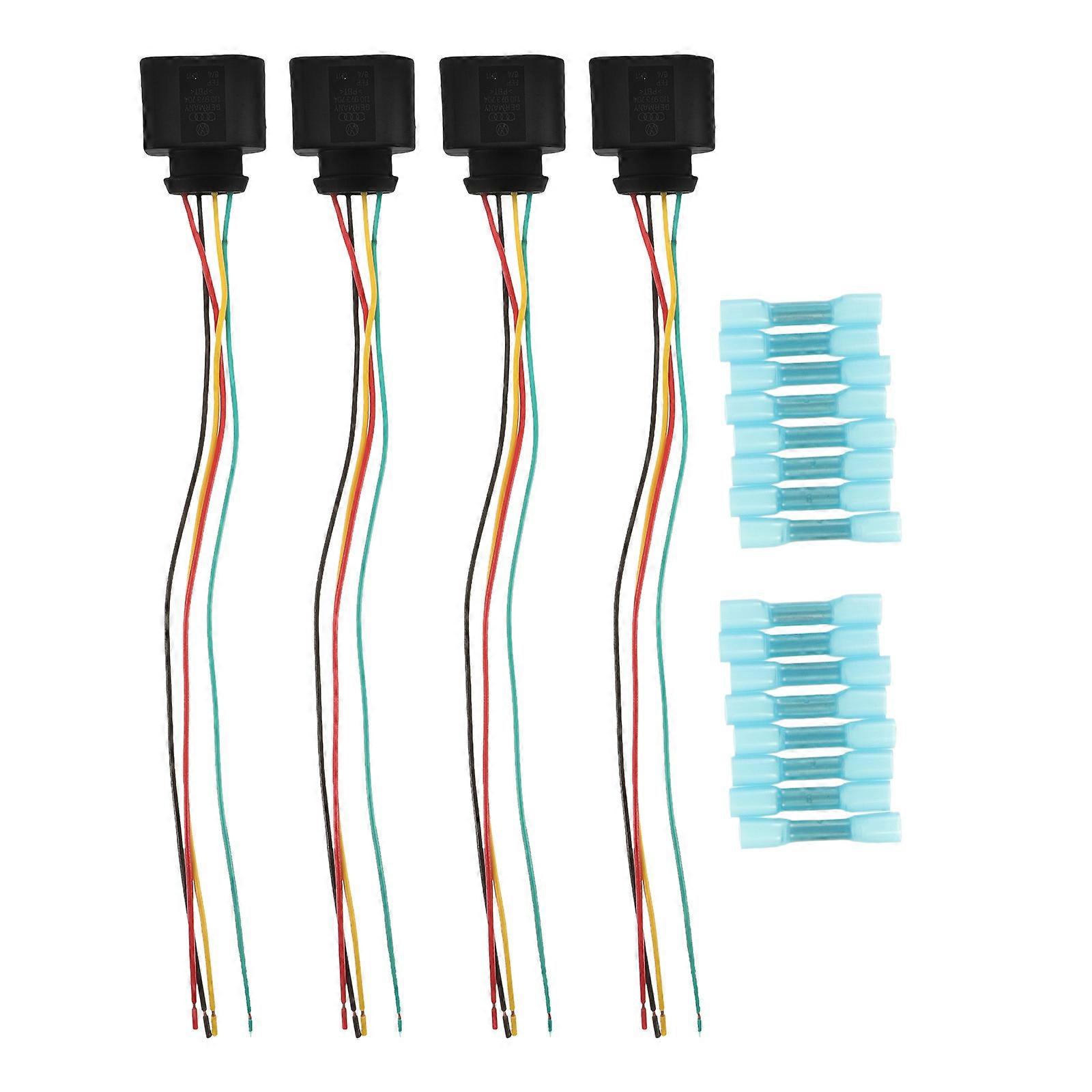 Wire Connectors Automotive Ignition Coil Wire Harness Kit Enhanced Performance For Automotive Installation 23.00X2.50X1.50cm 4Pcs