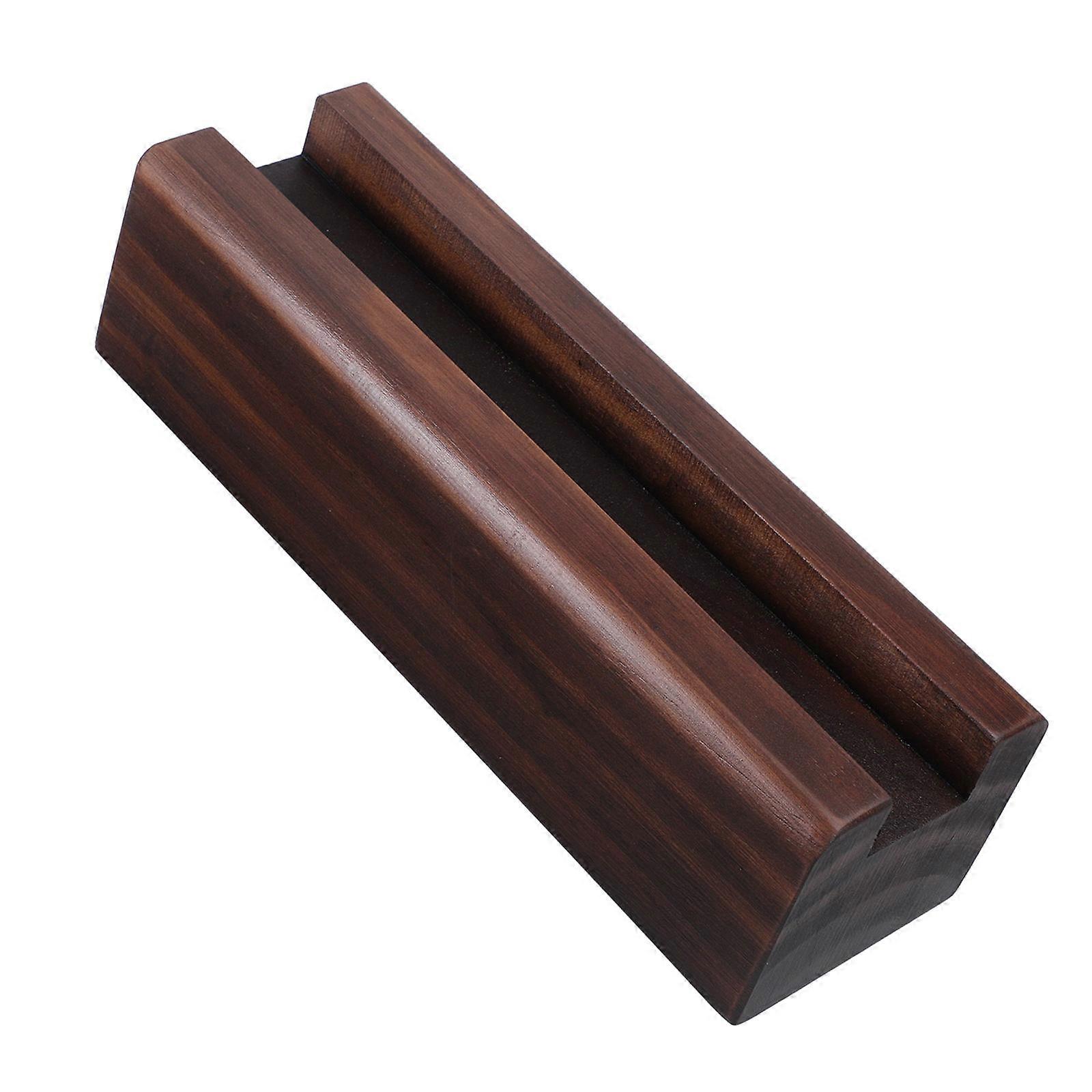 Wooden Floor Mirror Stand with Non Slip Base for Full Length Mirrors and Artwork Frames – Elegant Wall Decor for Bedroom and Entryway