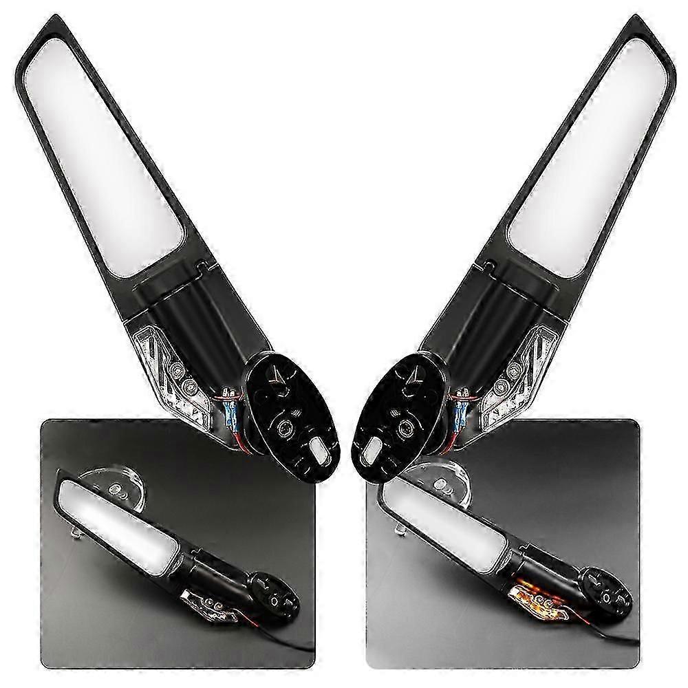 For Cbr1000rr Cbr600rr Cbr 250r 300r 400rr 500r Motorcycle Modified Wing Adjustable Rotating Rearview Mirror-in