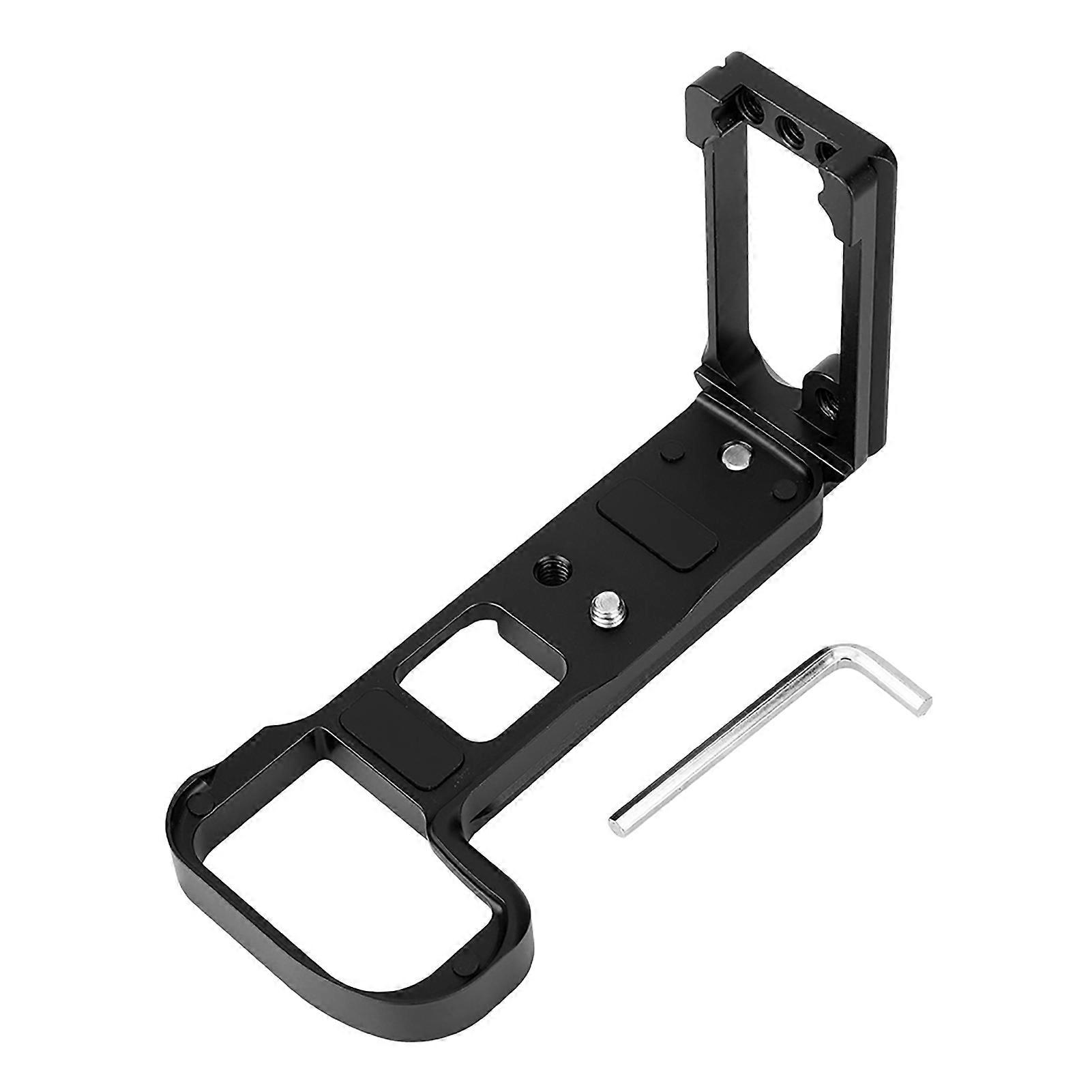 Aluminium Alloy Stretchable L Shape Handle Quick Release Plate for Nikon Z7 Z6 Camera(black )