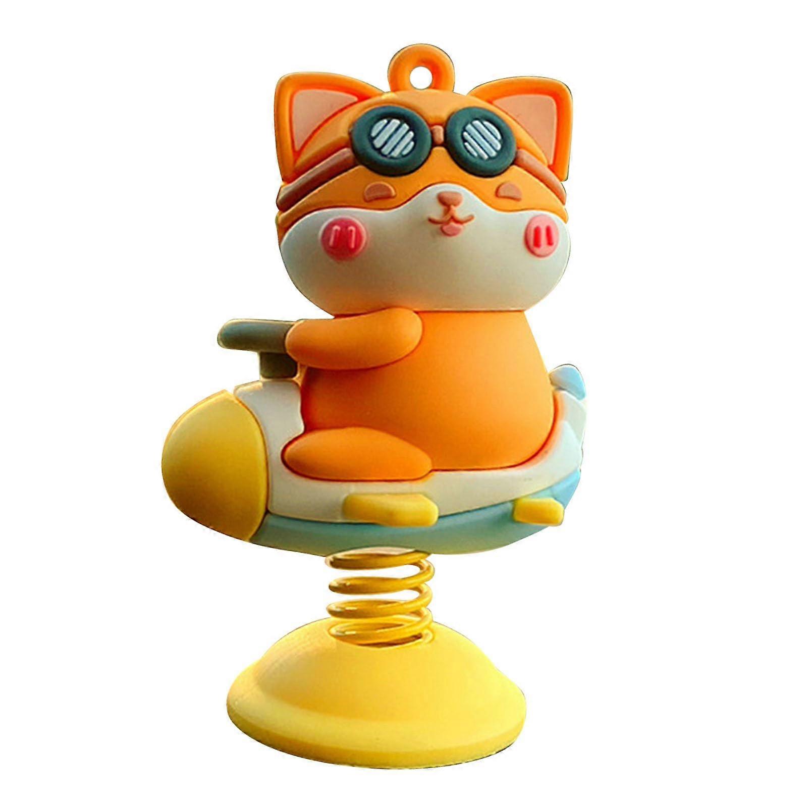 Cute, Stylish, Lightweight Car Animal Ornaments for Dashboards, Bookshelves (Shiba Inu)