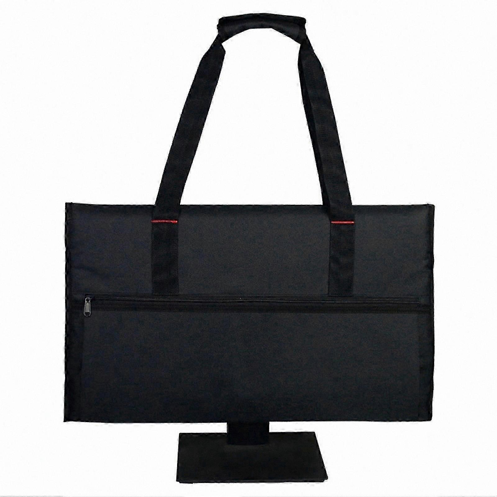 Padded Velvet Lined Travel Case for 24 Inch LCD Screens and Monitors, Protective Bag for Compatible Displays