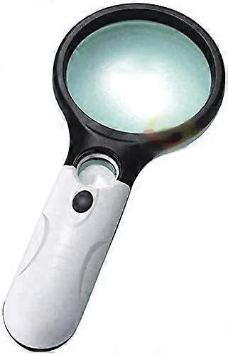 Magnifying glasses, educational hobby magnifiers, 3X, 45X, handheld reading magnifier tools for seniors