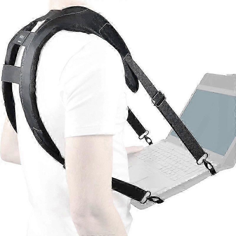 Laptop and Tablet Harness Adjustable Shoulder Straps with 4 Hooks hwy