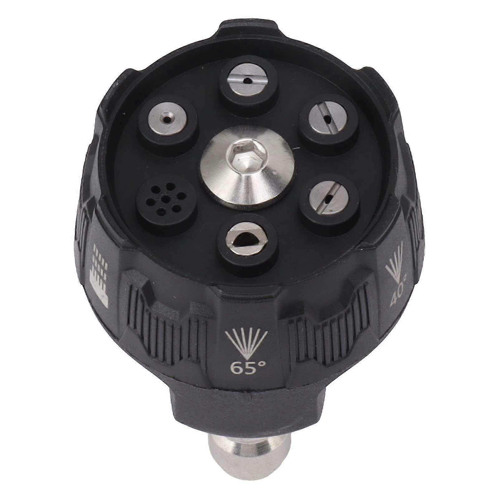Pressure Washer Nozzle Tip, Removable Filter, Adjustable, Stainless Steel, 1/4 Quick Plug