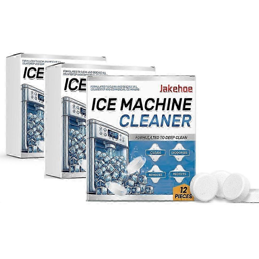 12/24/36pcs Ice Machine Cleaner Maker Descaler Gentle Household Cleaning and Descaling Sheet