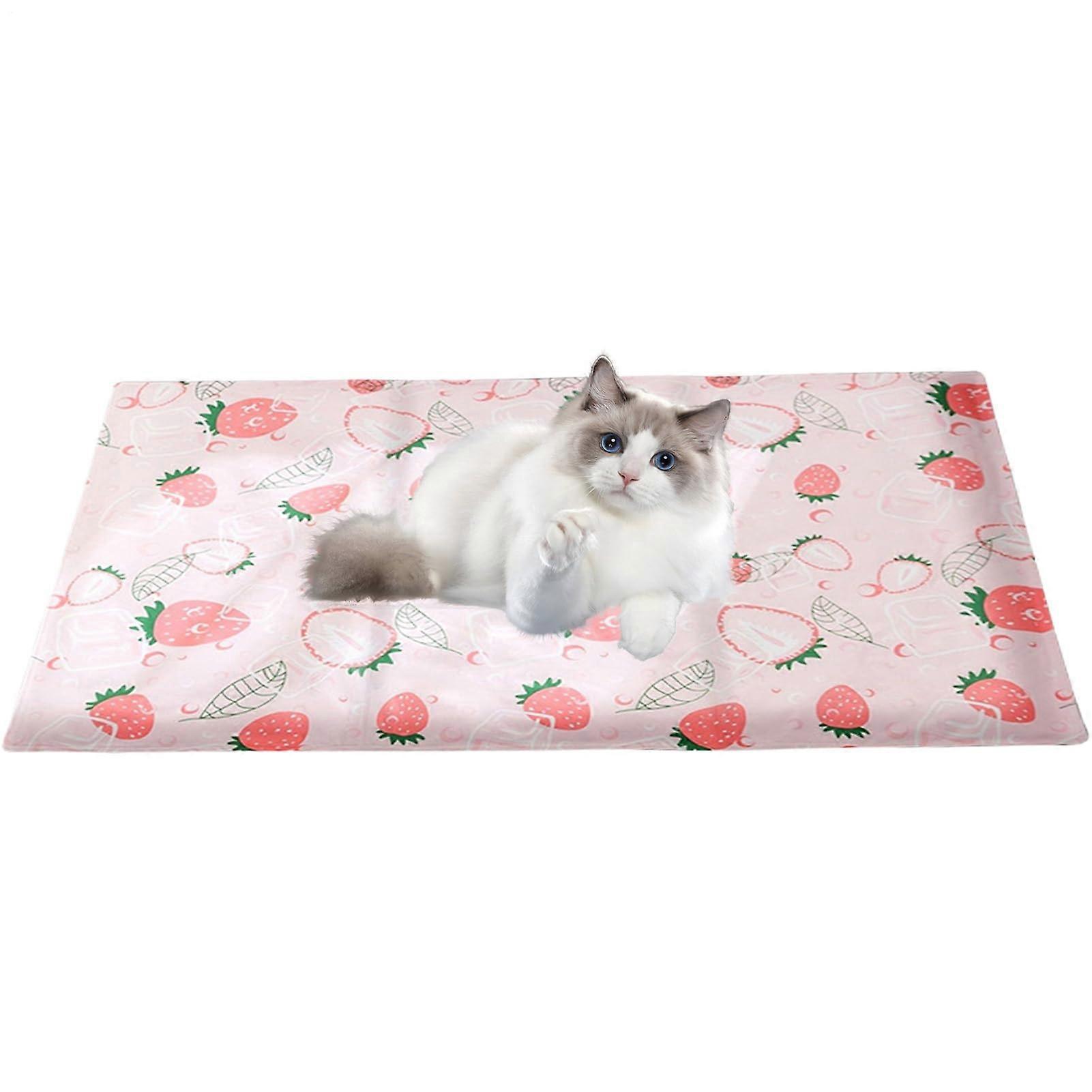 Cooling Mat for Cats Cool Pet Cushion Washable Bedding for Kittens
