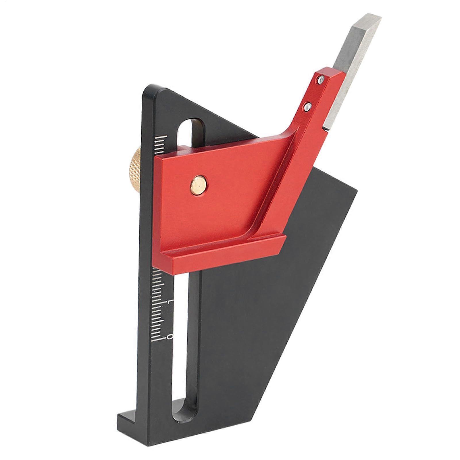 Depth Gauge for Woodworking, Height Gauge, Measuring Line Scribe Aluminum Alloy Tool