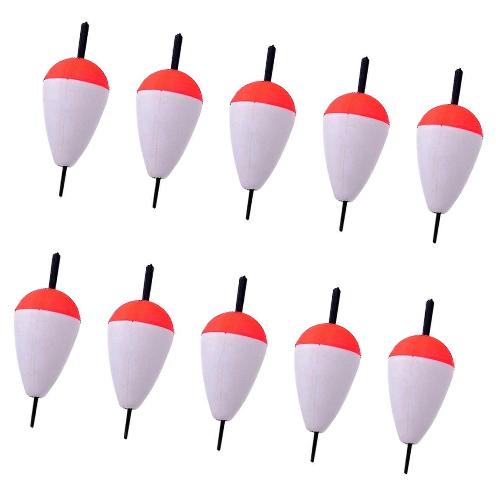 10 kpl kalastuskellusarja vaahtokalastus kelluntapoijut punainen ja valkoinen kelluva kalastuskelluke ammattimaisille kalastustarvikkeille monivärinen
