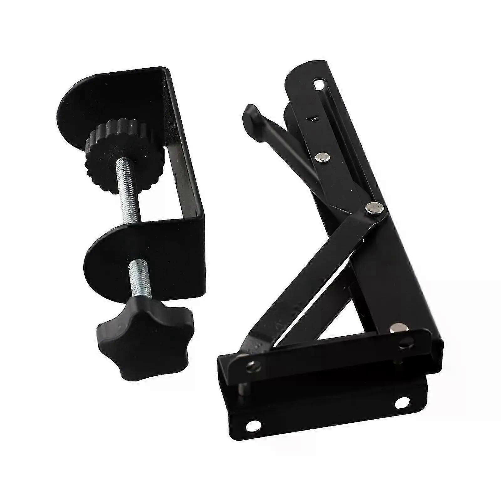 1pcs Keyboard Tray Bracket Office Desk Drawer Slide Rail Clip Sliding Desk Support Bracket Extension Plate Support Hardware