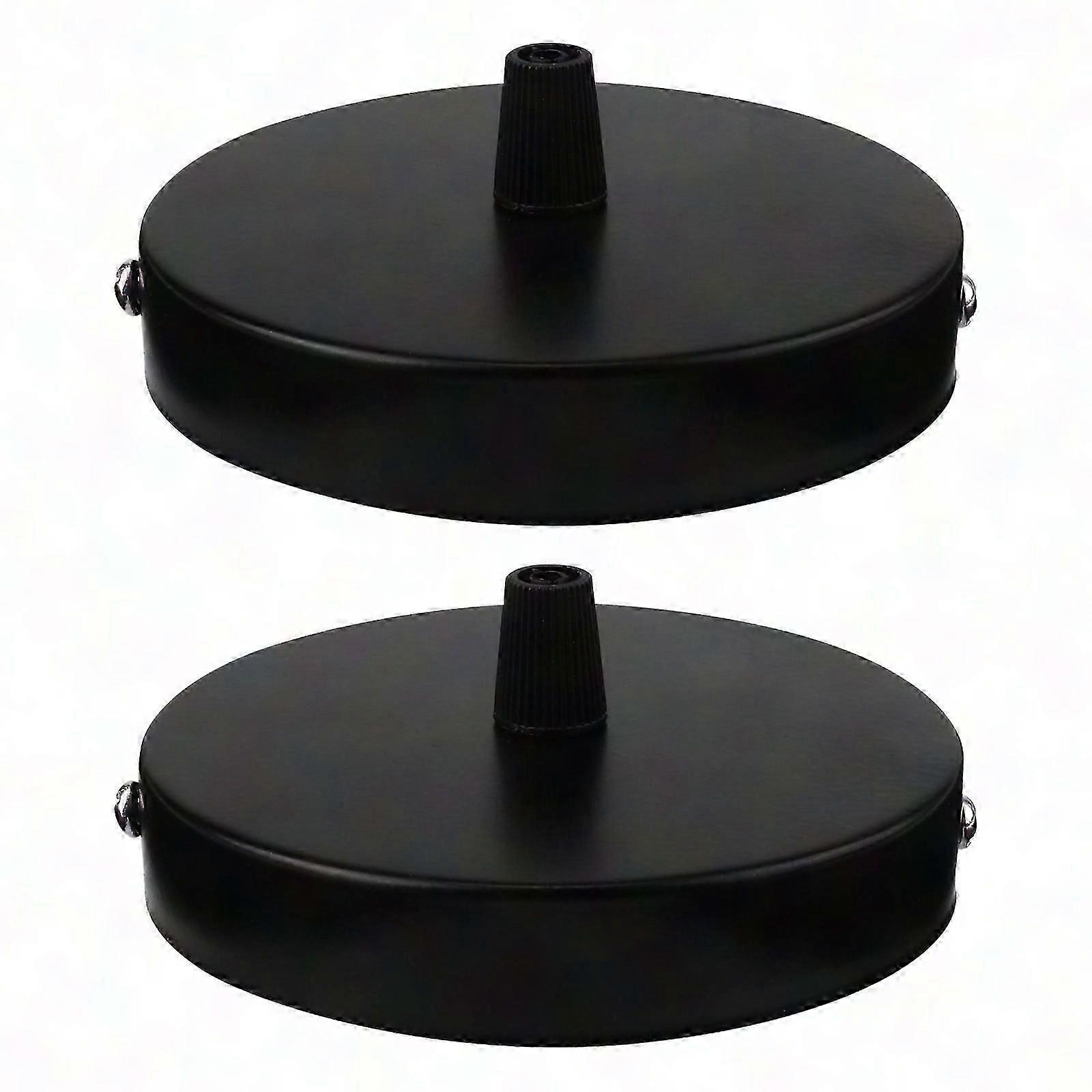 2 PCS Round Ceiling Light Base Mounted Plate Pendant Lamp Fixture Accessory