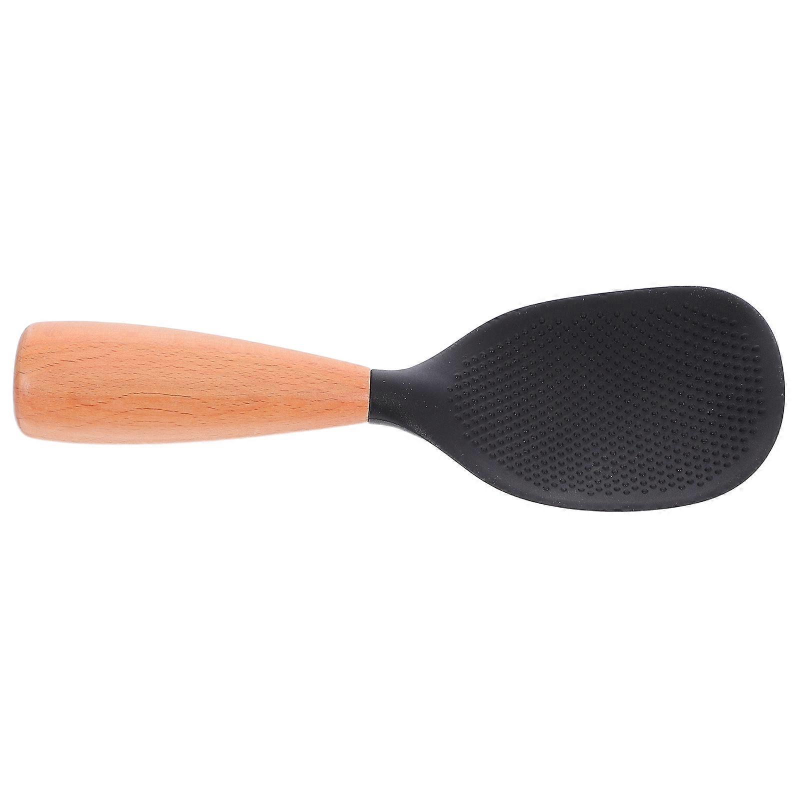 Heat Resistant Rice Spatula Non Stick Self Standing Spatula for Serving Rice Kitchen Utensil 8 3X3X1 2In 1Set