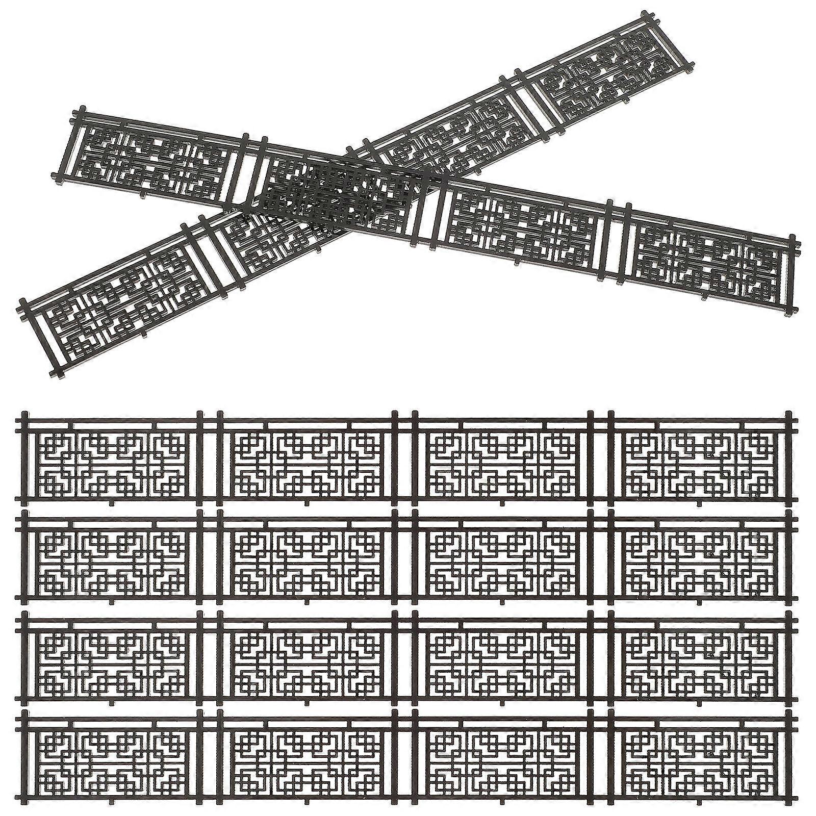 Garden Fence Decorations Mini Sand Table Fences Realistic Modeling Ornament Minimalist Design For Craft Enthusiasts 6Pcs