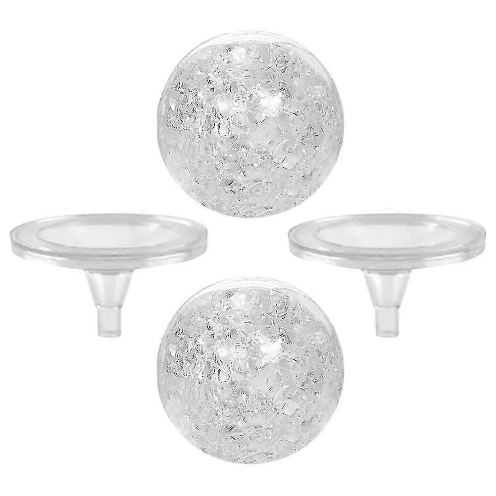 kugle springvand krystal kugle vand springvand indretning hjem og kontor klar kugle design 6cm gennemsigtig 2stk-god