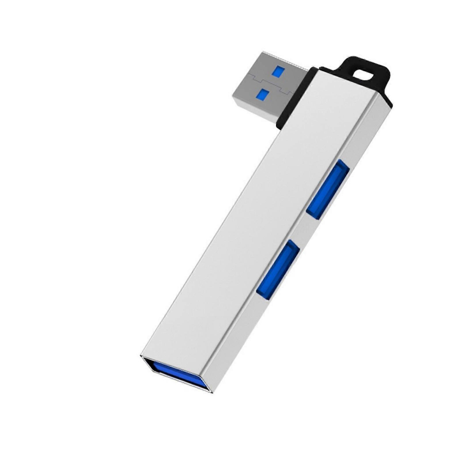 Portable USB3.0 Hub USB3.0 to MultiPorts Hub Adapter Featuring 1 USB3.0 and 2 USB2.0 Port, Plugs and Play Compatibility  Silver