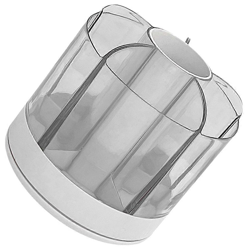 Porte-stylet rotatif gris pour le rangement et l’organisation du bureau, matière plastique, conception à 360 degrés
