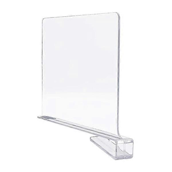 Multifunctional Non-Slip Acrylic Shelf Dividers for Storage and Organization in the Office