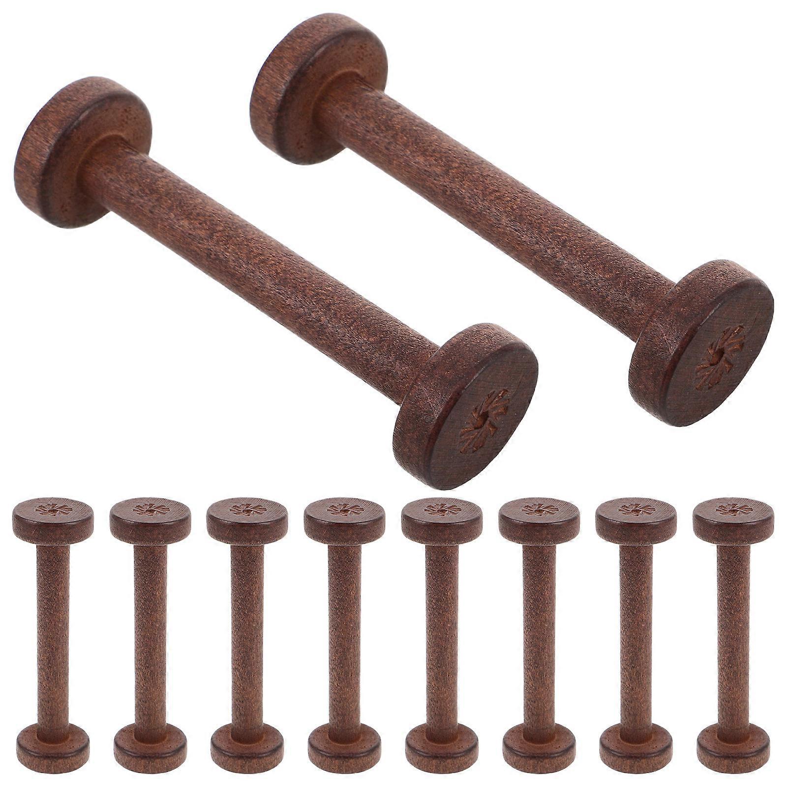 Yarn Spools For Sewers Organizational Function Natural Style 3.7×1.1×1.1in 10Pcs