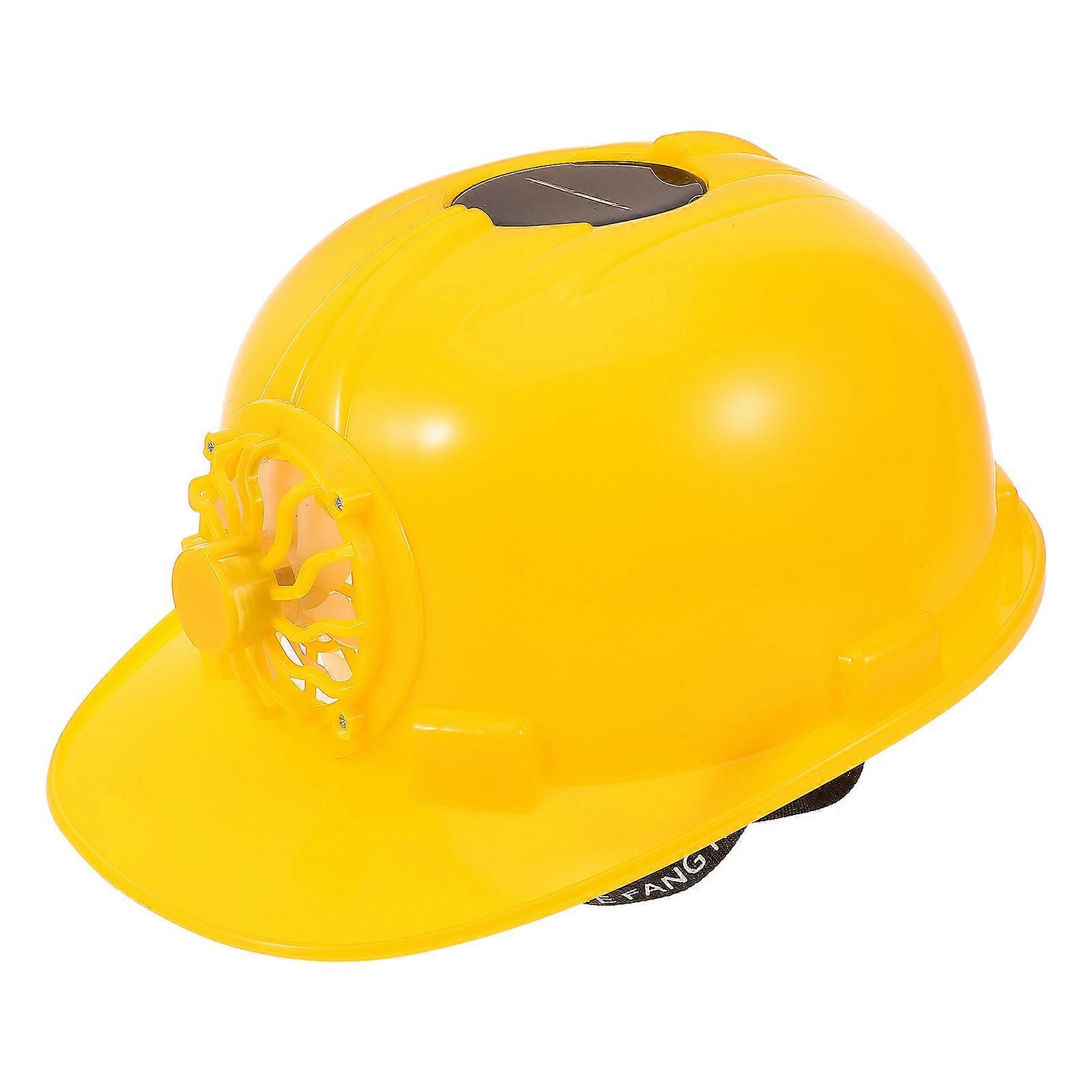 Construction Hard Hat with Solar Fan Safety for Work