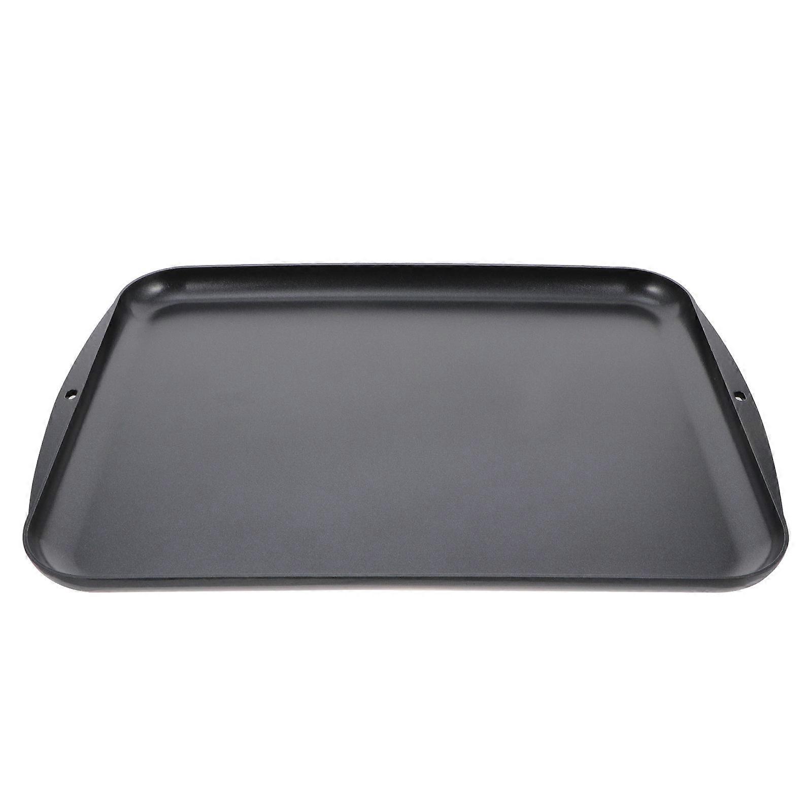 Black Aluminum Alloy Fast Defrosting Tray for Kitchen Use with Sturdy and Design 1pc