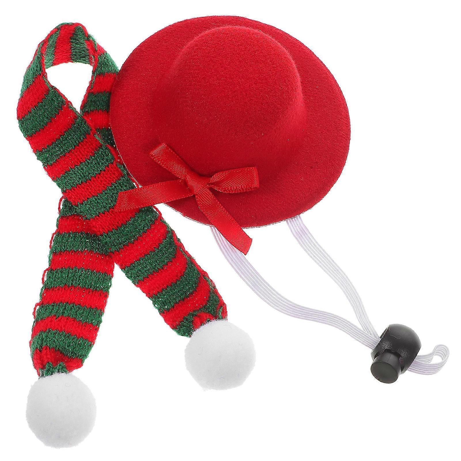 Pet Accessories For Pet Owners Themed For Daily Life Comfortable And Reliable Hat And Scarf 2Pcs