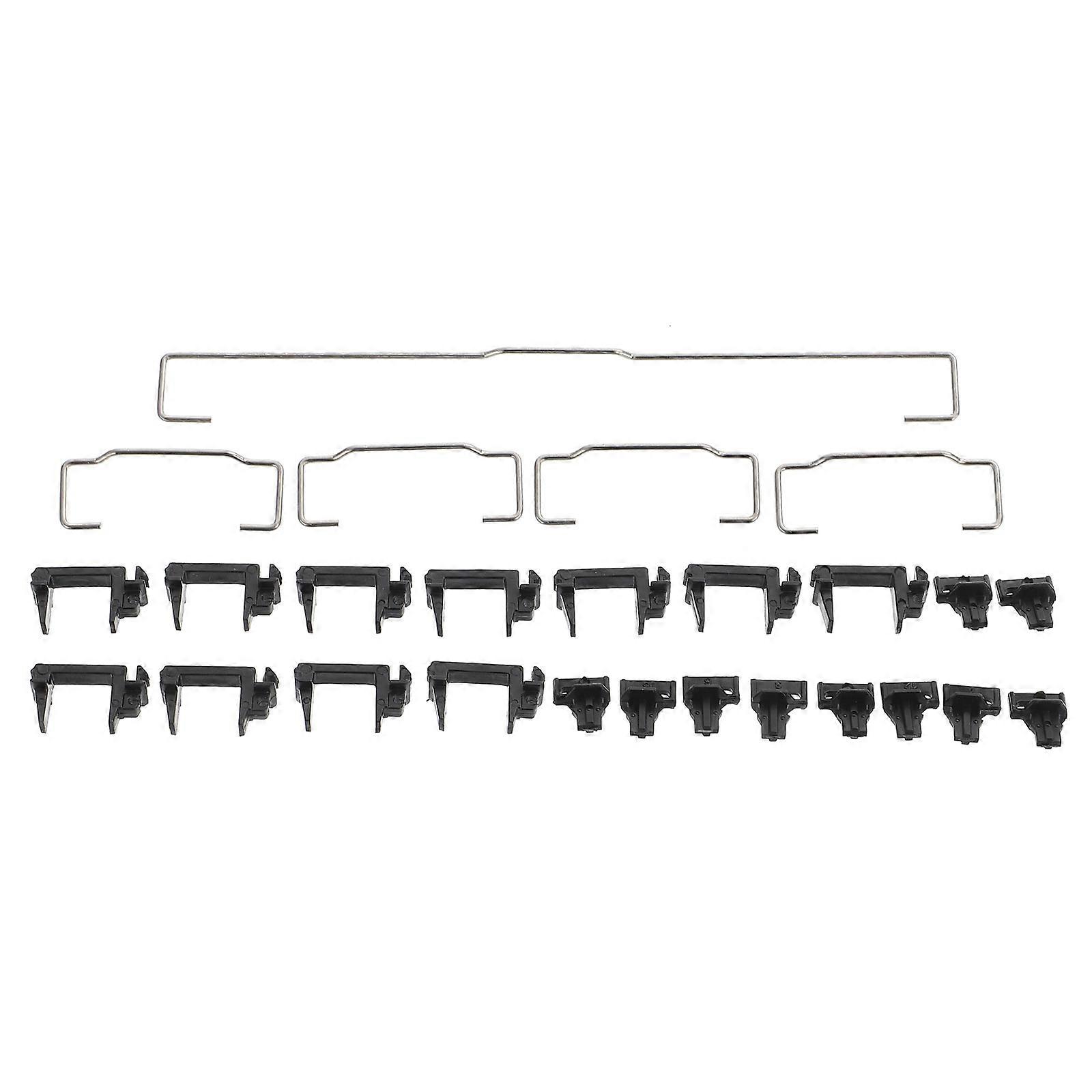 1 Set Mechanical Keyboard Key Stabilizer 2u 6.25u Raised Wire Housing Insert for Enhanced Performance