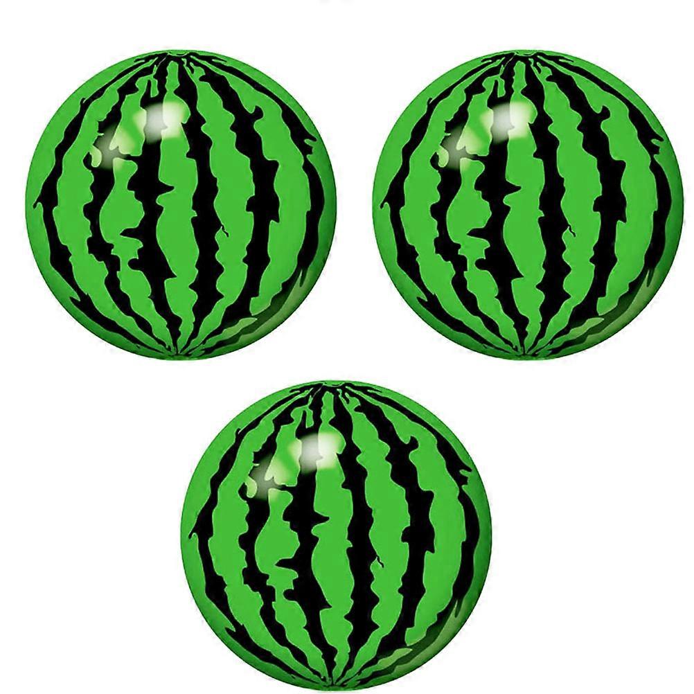 Funny Inflatable Watermelon Toy Ball For Kids Party Favors Beach Games 3Set Playful Design