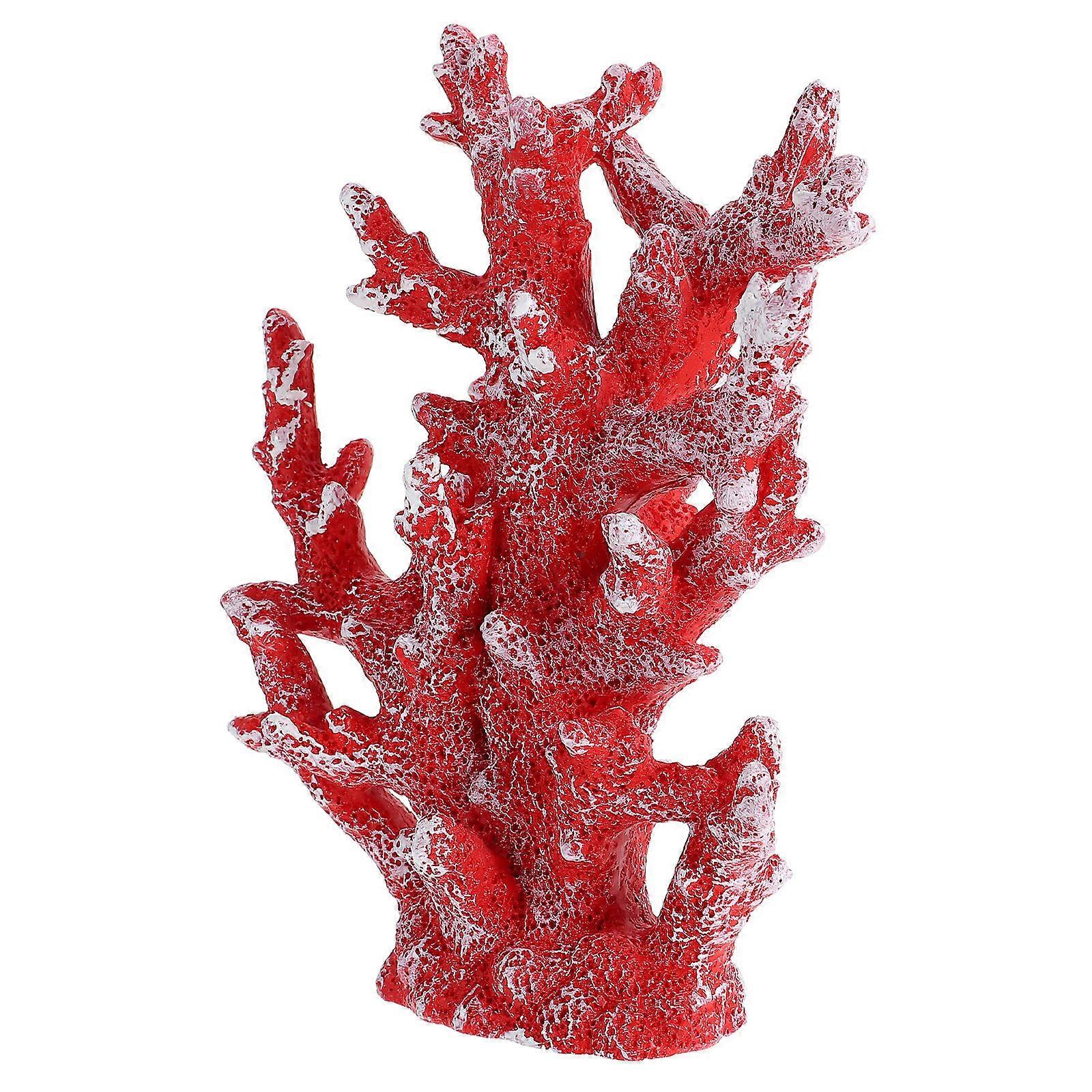 Yapay Mercan Bitki Akvaryum Süsü 1 Set Mercan Dekorasyonu Balık Tankı Peyzaj Dekoru için