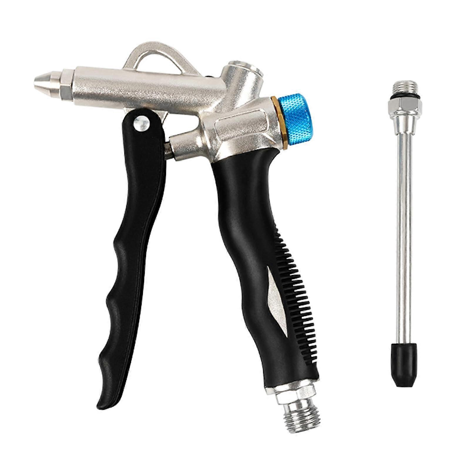 High-Performance Metal Air Blow Gun For Air Compressors With Pinpoint Nozzle For Precise Dirt Removal