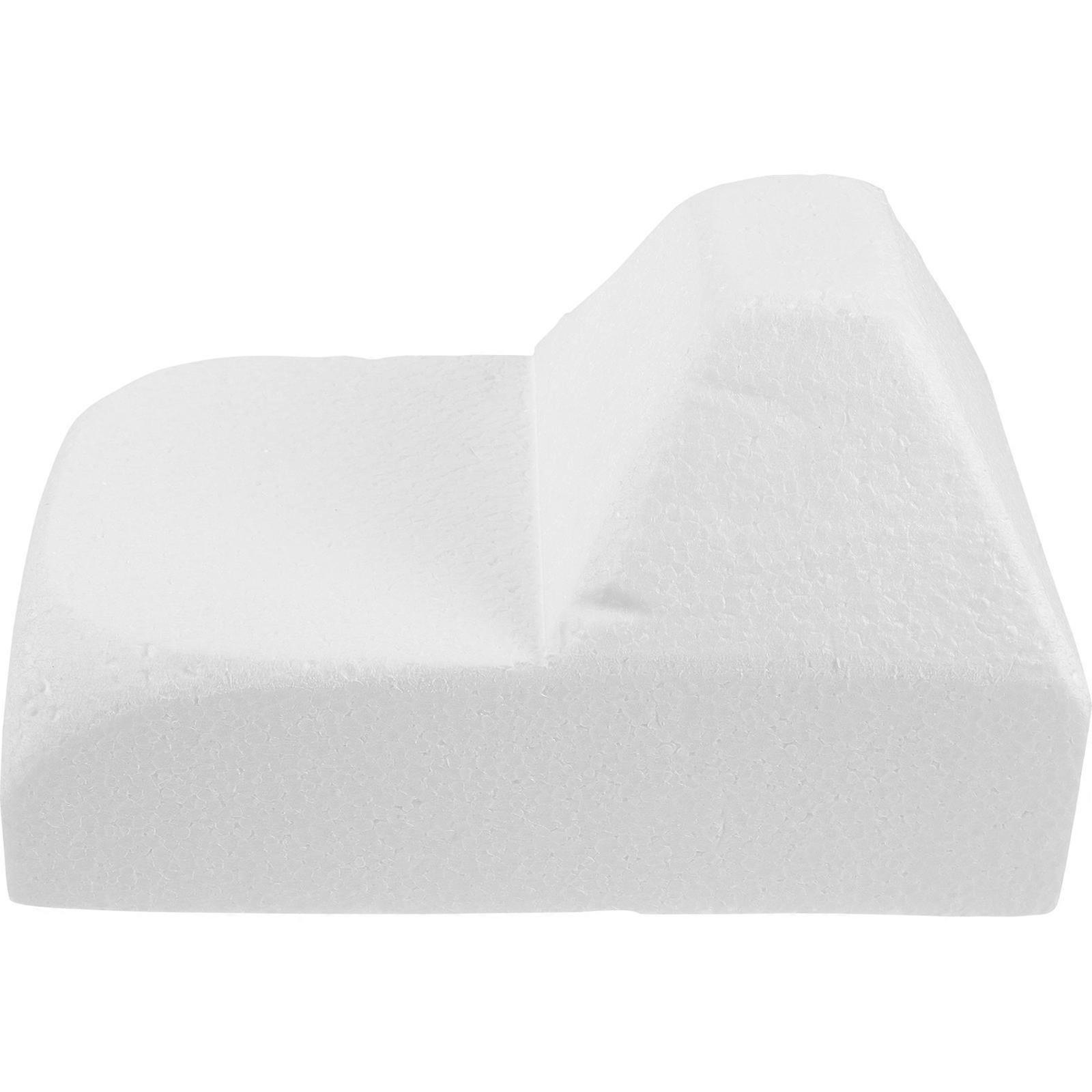 Foam Cake Dummies for Baking Practice and Decoration Ideal for Kitchen Use White Lightweight