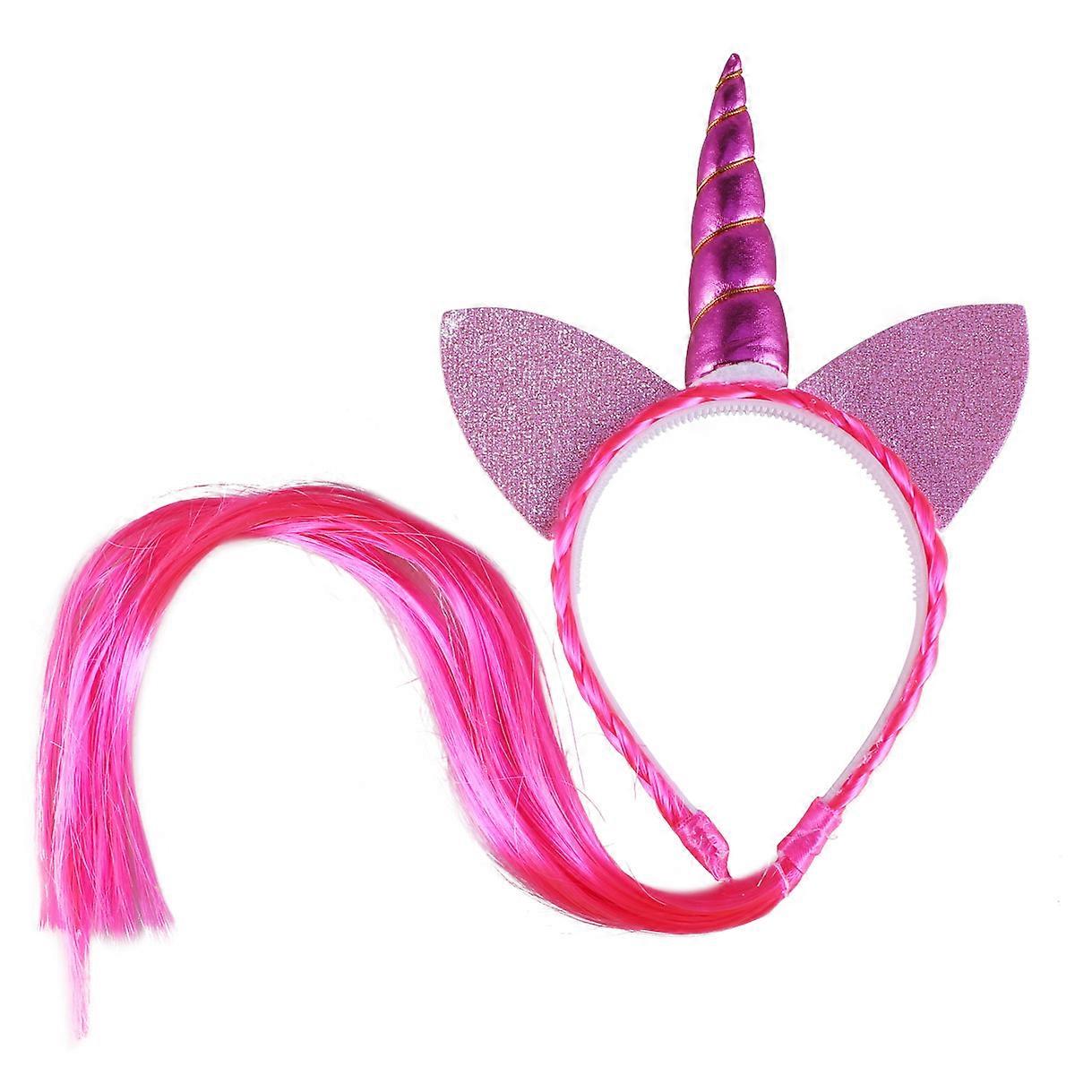 Creative Unicorn Hairstyle Add-On, Fun for Festivals and Gatherings