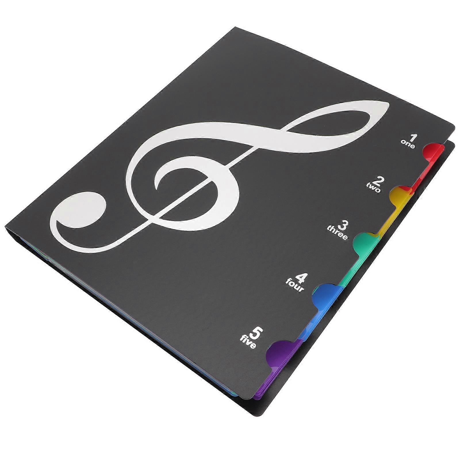 Practical Music File Folder For Office Workers 32x26cm Large Capacity Waterproof 1Pcs
