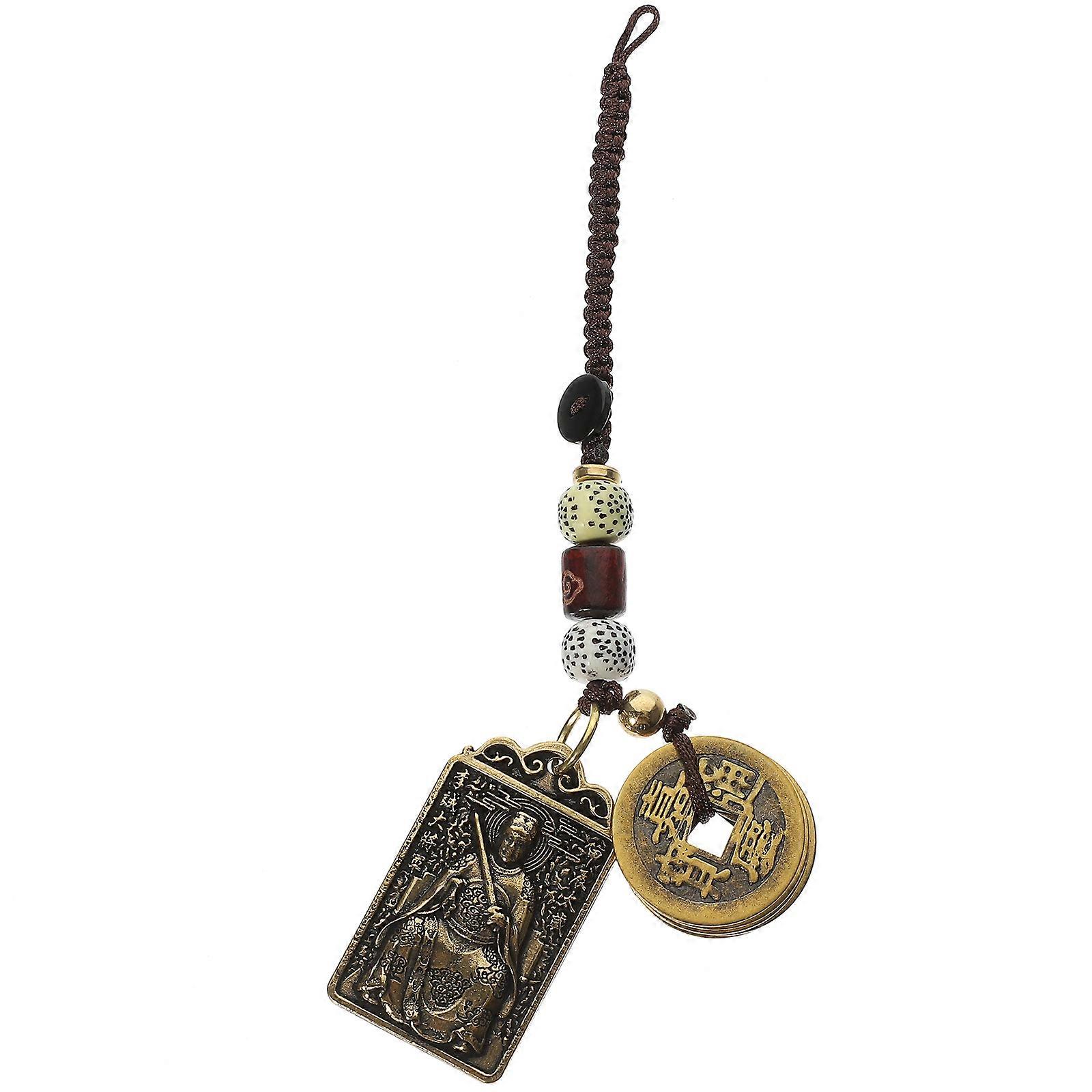 Taisui Breloc agățat ornament vintage design antic breloc accesoriu pentru clienți decor unic 1 pereche