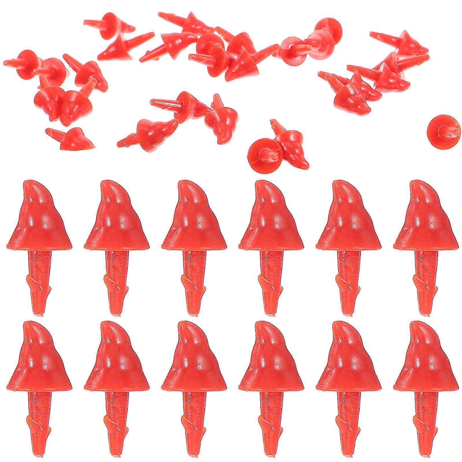 200pcs Christmas Snowman Nose Supplies DIY Xmas Craft Accessories for Family Fun Snowman Making Holiday Decor Interactive Activities