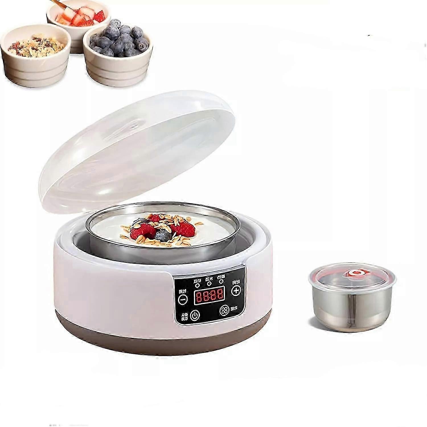 Adjustable Yogurt Maker with 36-Hour Timer for Perfect Homemade Yogurt