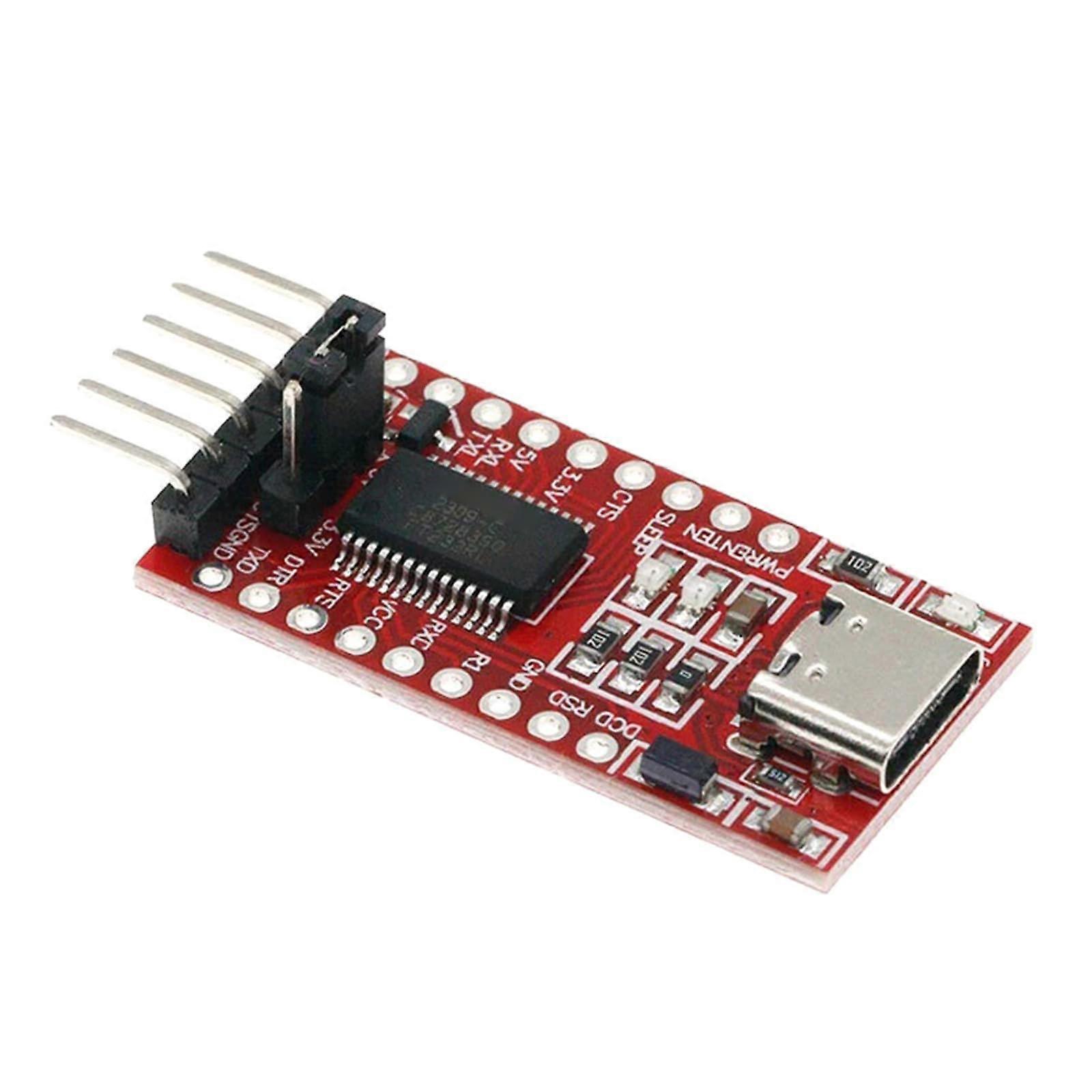 USB SConverter Module Compatible with 3.3V and 5V Output Devices FT232R