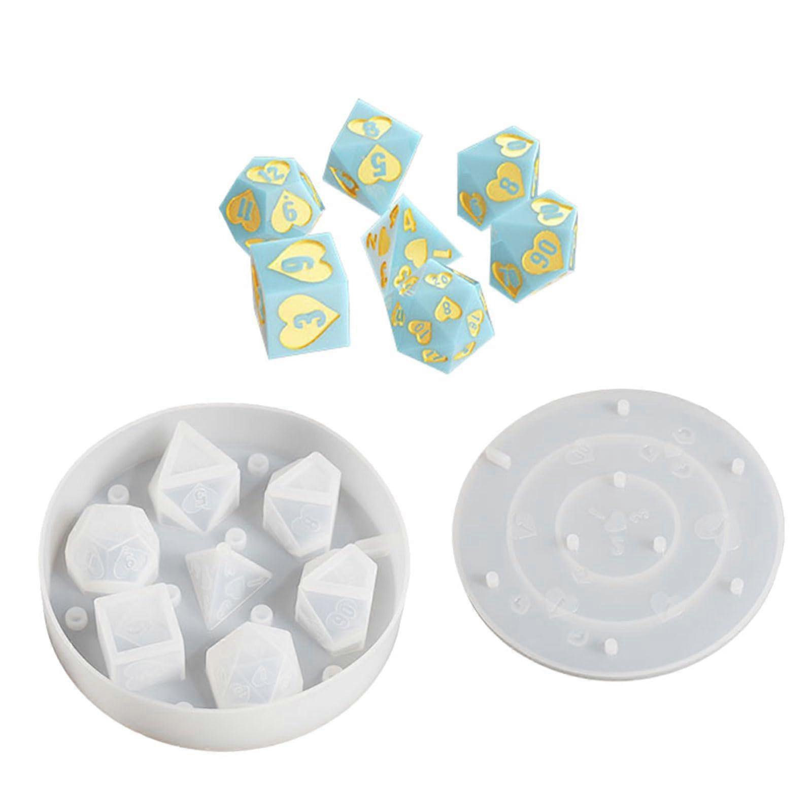 Silicone Container With Lid, Easy To Clean, Cube Storage Box, Epoxy Jewelry For Family Gatherings And Parties