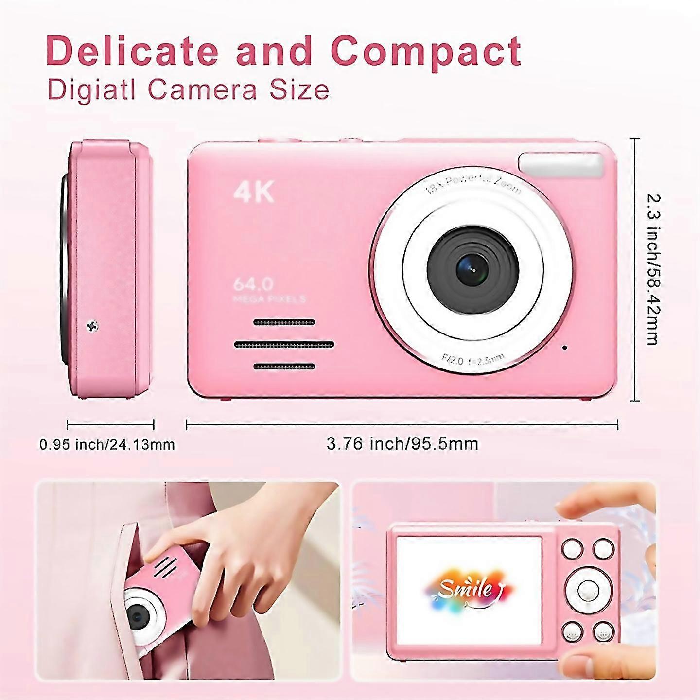 For 4k digital camera 288 inch Blue