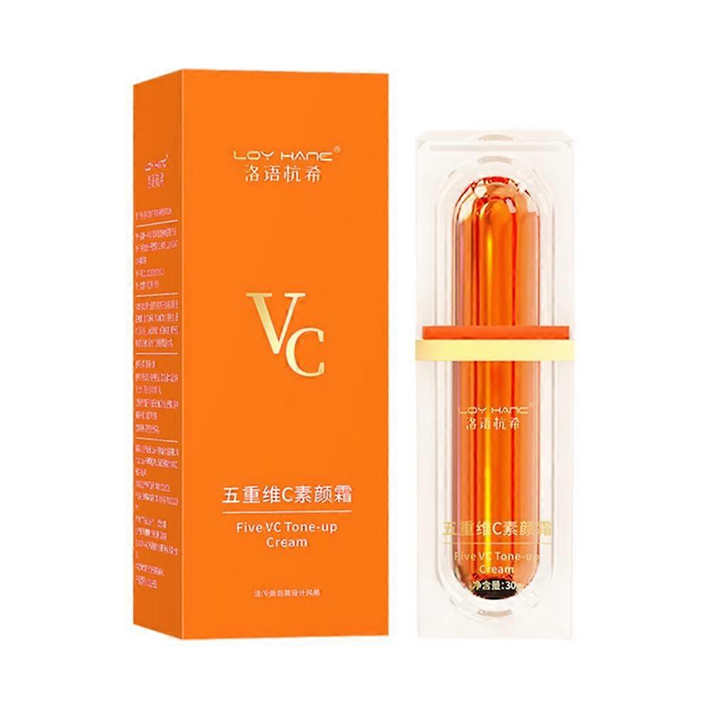 For Vitamin C Tone-Up Cream 5-Point Brightening CC Cream For Face With Hydration SPF Coverage 30g