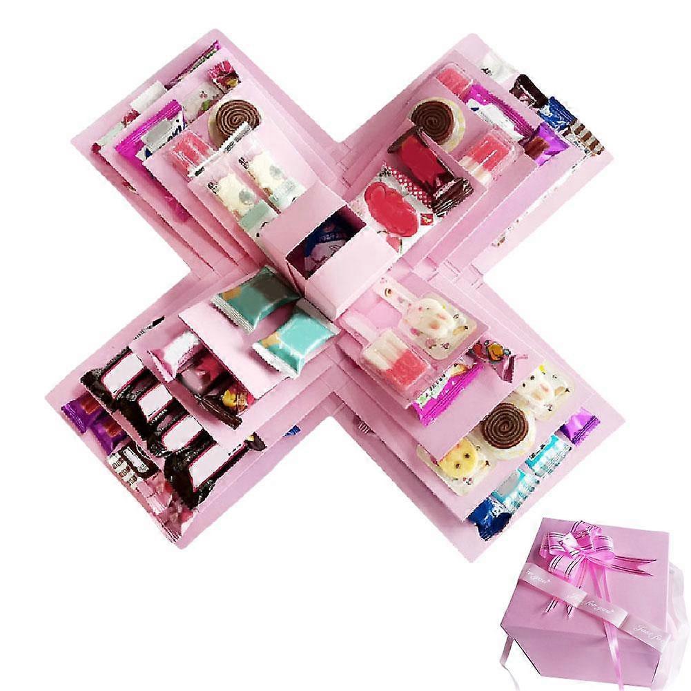 DIY Explosion Gift Box, 5 Layer Snack Explosion Box, Scrapbooking Box 1