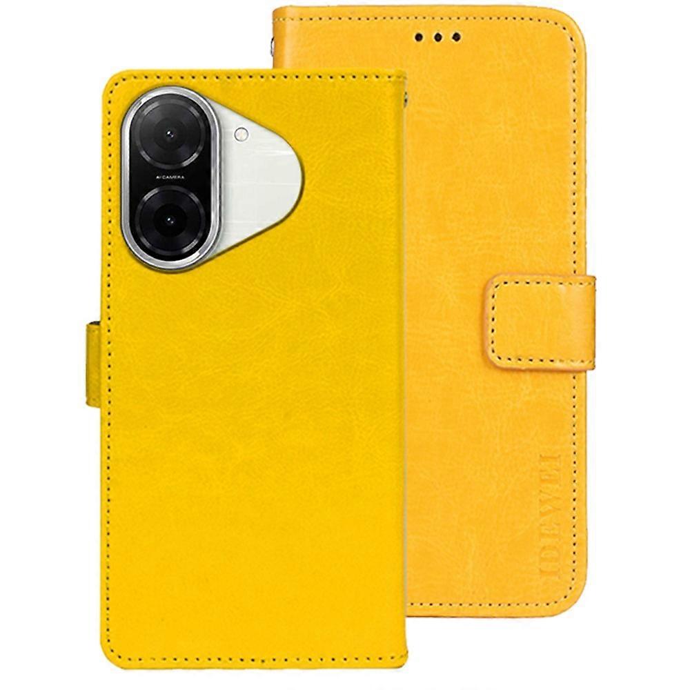 IDEWEI Compatible For Xiaomi Redmi A5 NFC (EU) (173.45mm) Stand Case Crazy Horse Texture Leather Phone Cover