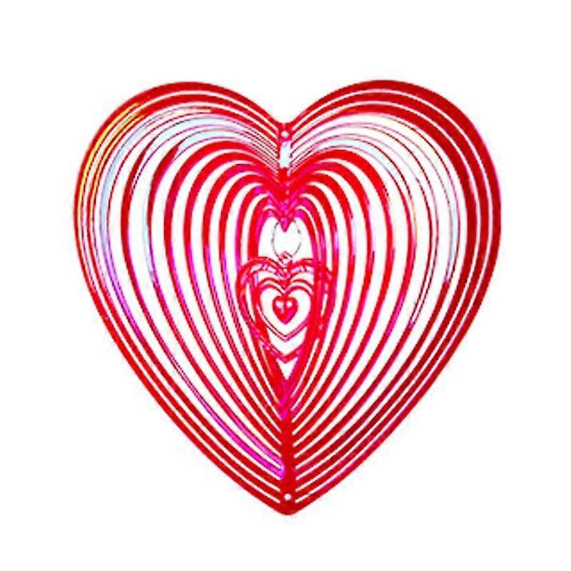 Outdoor Wind Chime Heart Shape Bird Repeller
