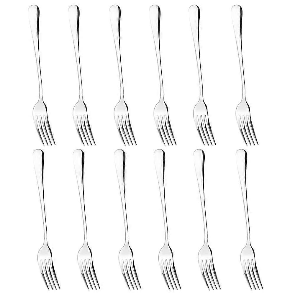 Dinner Fork, 12 Pcs Stainless Steel Dinner Forks Table Forks for Salad, Pasta, Steak