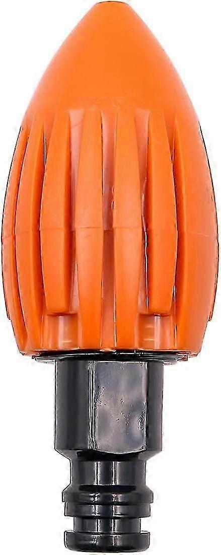 Orange Sewer Cleaning Nozzle for Garden Hose